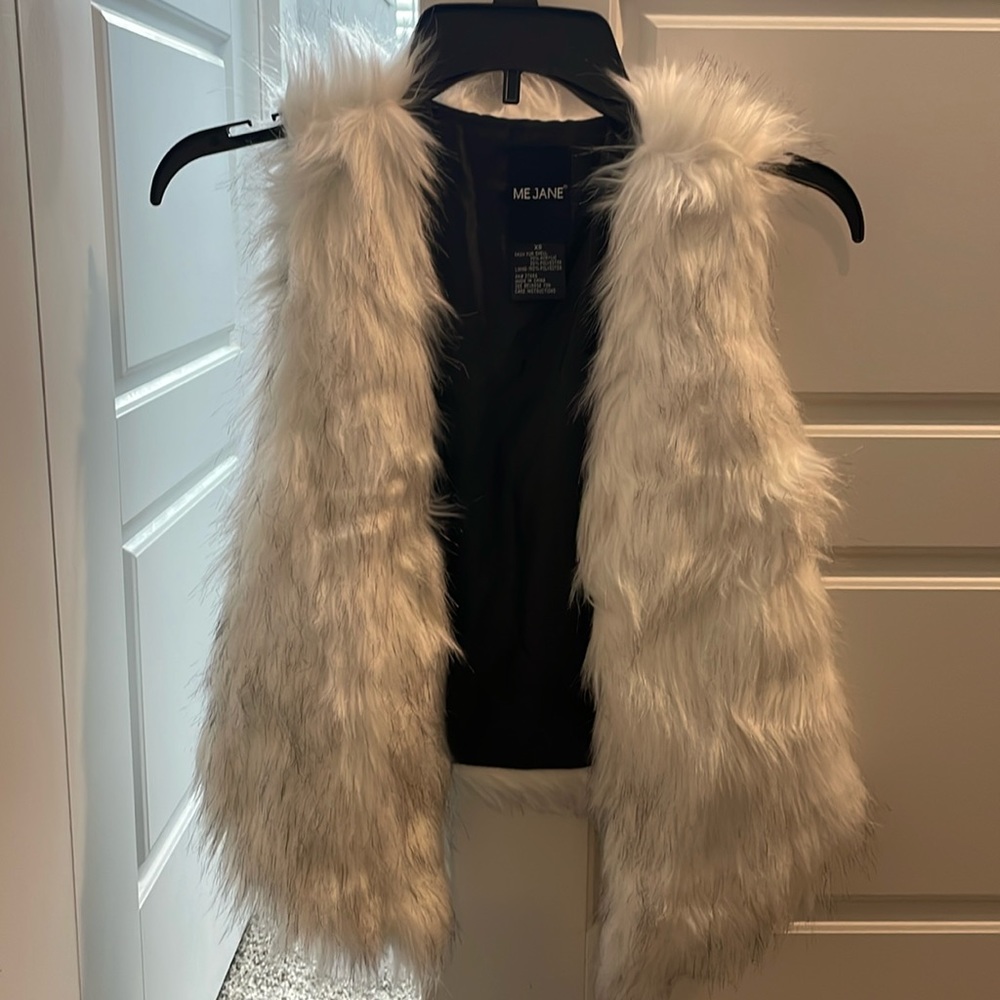 Faux fur vest